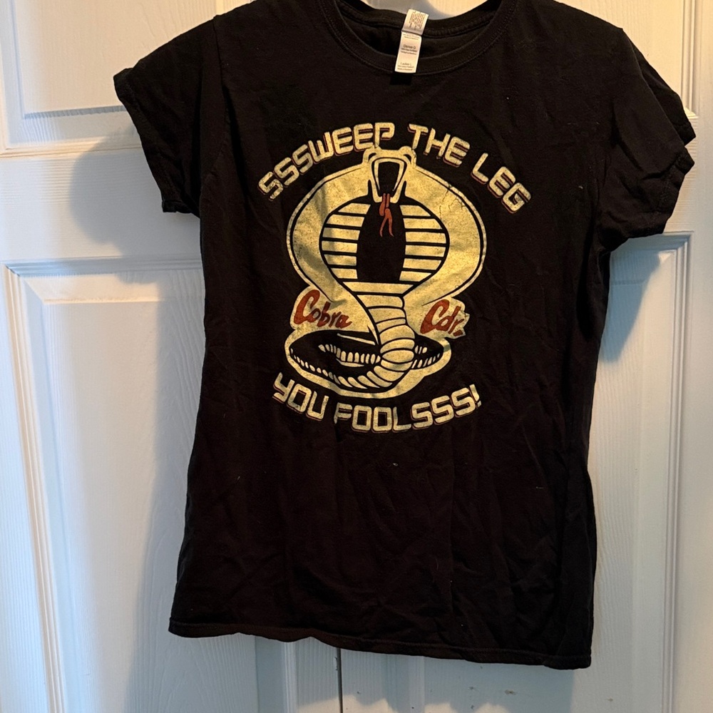 Gildan Black Tee with Cobra Design